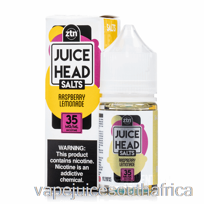 Vape Juice South Africa Raspberry Lemonade - Juice Head Salts - 30Ml 50Mg